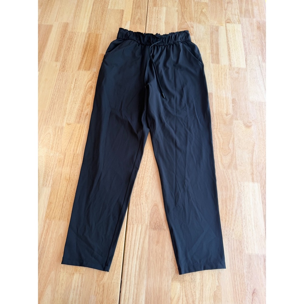 Lululemon Keep Moving High-Rise 7/8 Pant Black Size 6 Tapered Leg Trouser